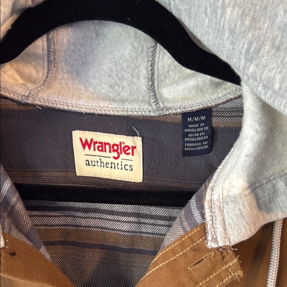 Wrangler Brown Hooded Jacket for Men - Picture 4 of 6